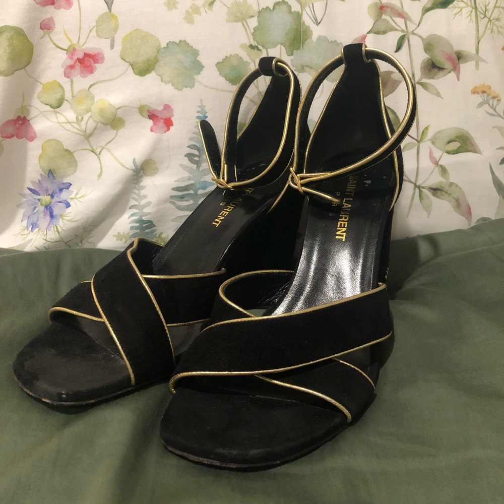 Yves Saint Laurent Babies Crisscross Sandals